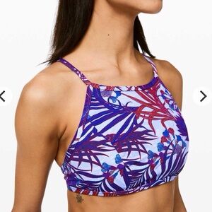 Lululemon See The Sea Swim Top size 8 barely worn